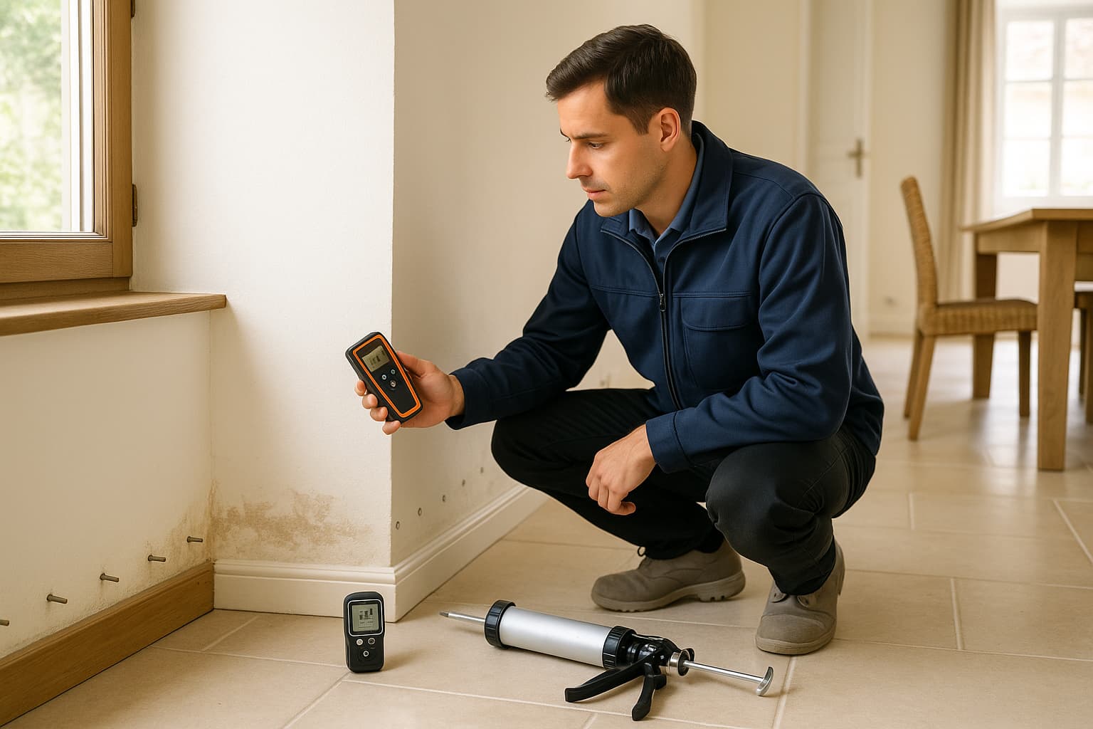 humidité dans le mur diagnostic et traitement durable par injection secomur nanogel afpah