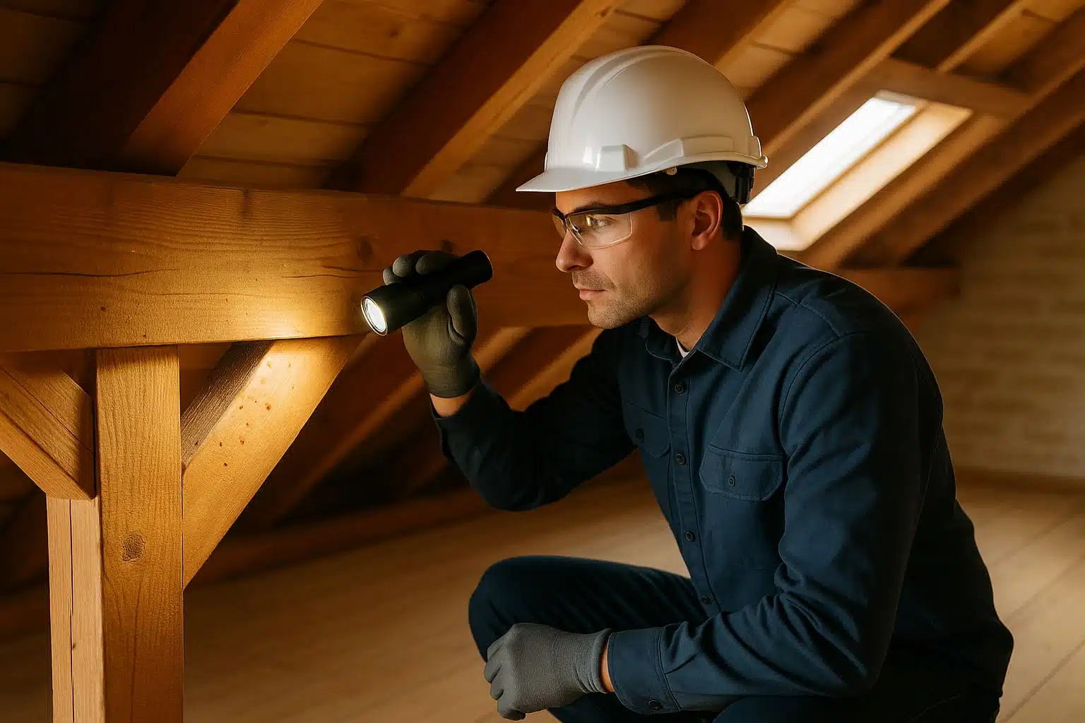 Inspection de charpente contre insectes xylophages capricorne, vrillette, lyctus et termites par AFPAH