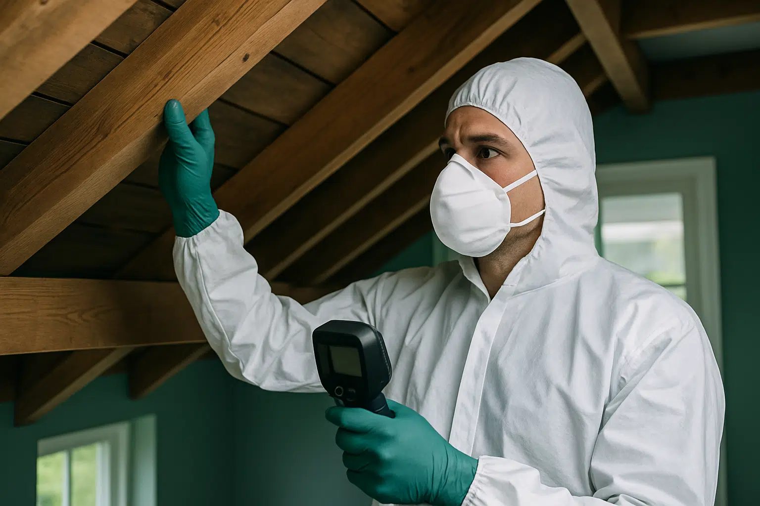 Inspection professionnelle charpente par entreprise traitement termites