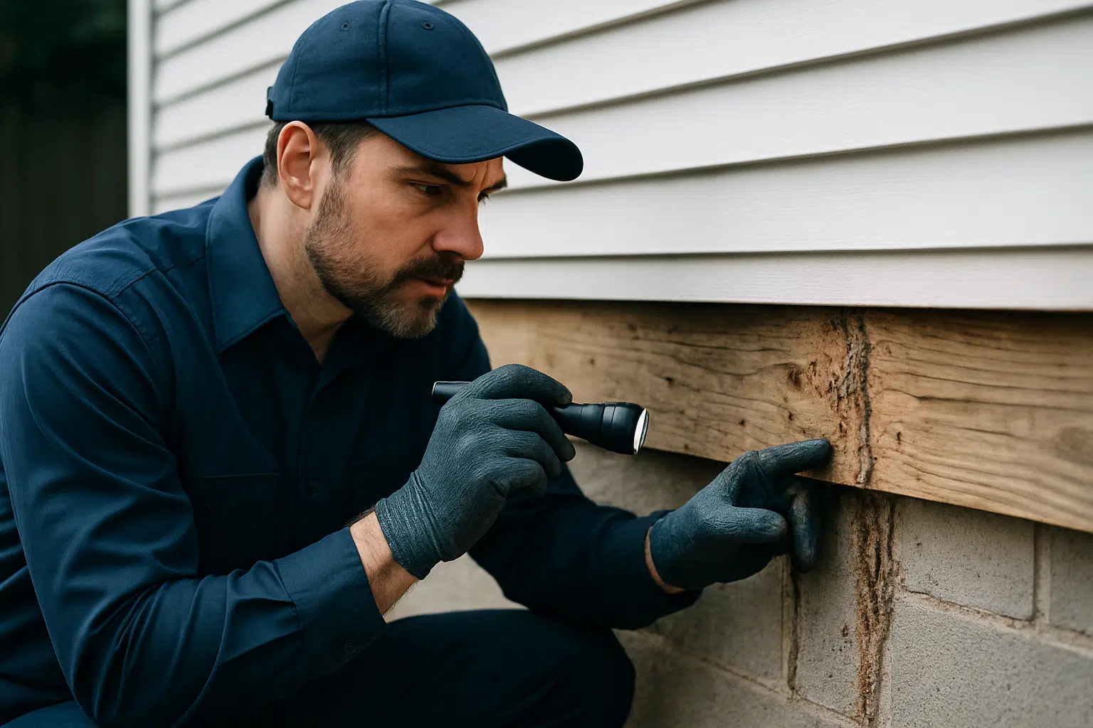 Inspection professionnelle des fondations contre termite souterrain