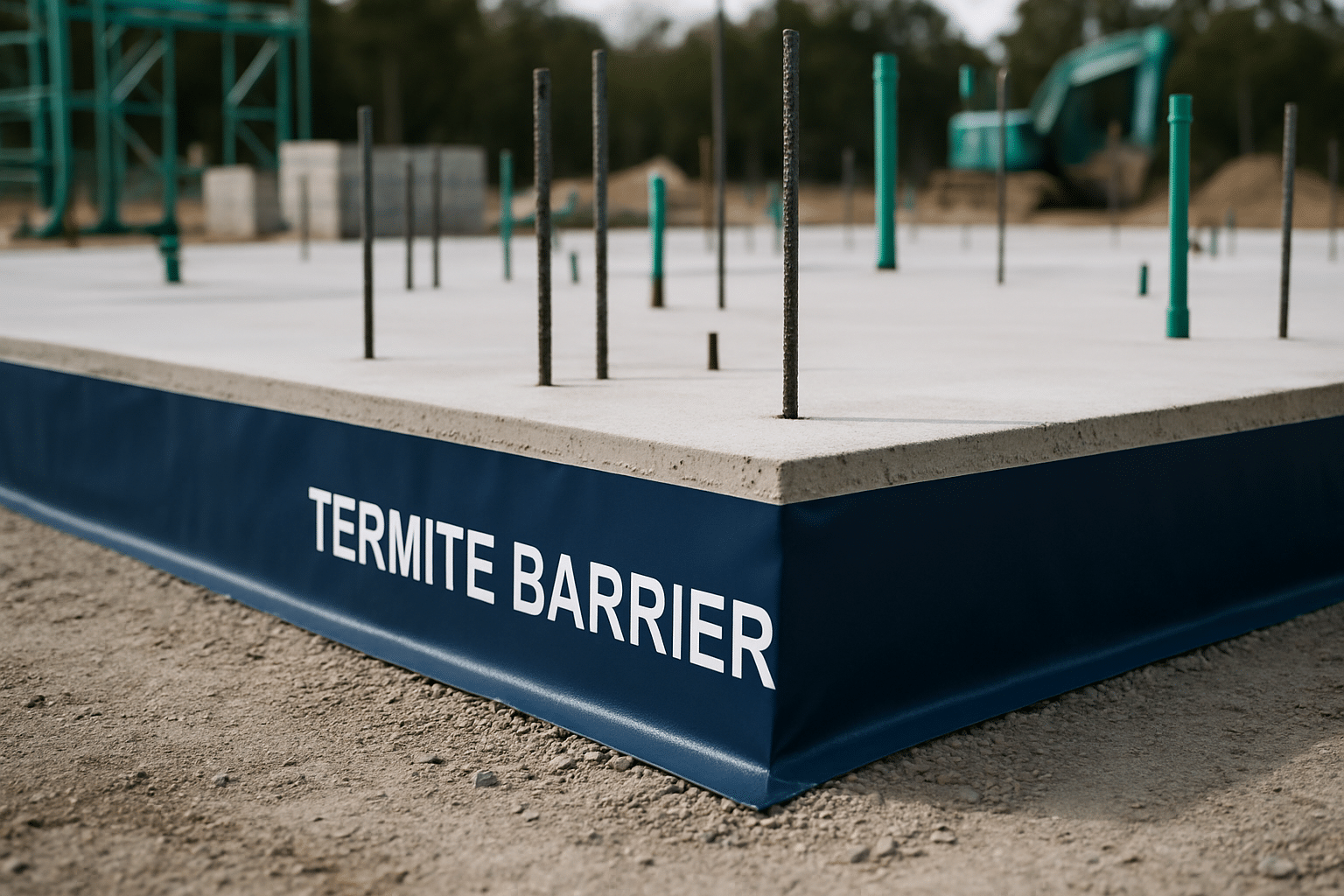 prévention termites construction neuve membrane barrière antitermites