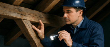 Inspection professionnelle de charpente infestée par capricorne assurance habitation