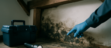 Intervention mérule urgence : inspection professionnelle de bois contaminé dans une maison
