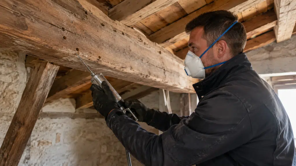 technicien AFPAH traitement fourmis charpentières nimes gard