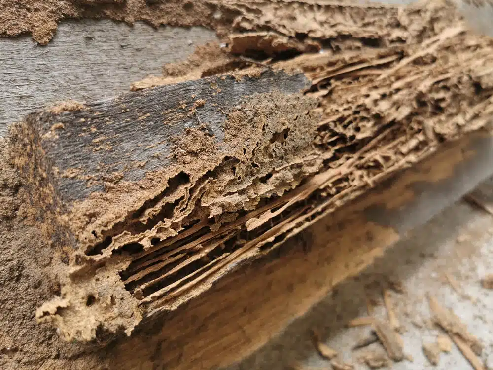 dégâts termites bois charpente arles bouches-du-rhone traitement maison ancienne