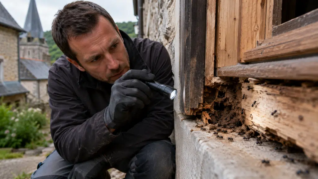 technicien AFPAH traitement fourmis charpentières tulle corrèze
